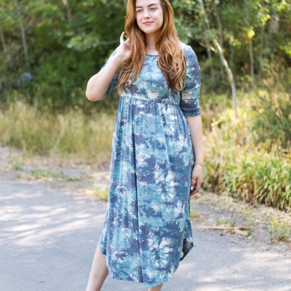 Tie Dye Dress with pockets